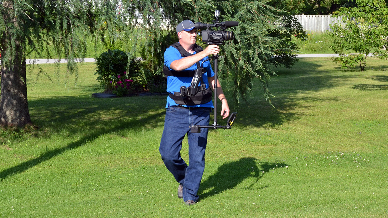 Our two SteadyCam units provide a gliding effect while we follow the action.